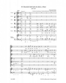 Herzlich lieb hab ich dich,...