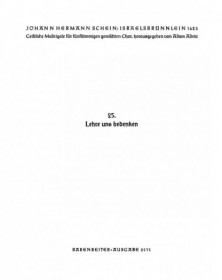 Lehre uns bedenken, dass...