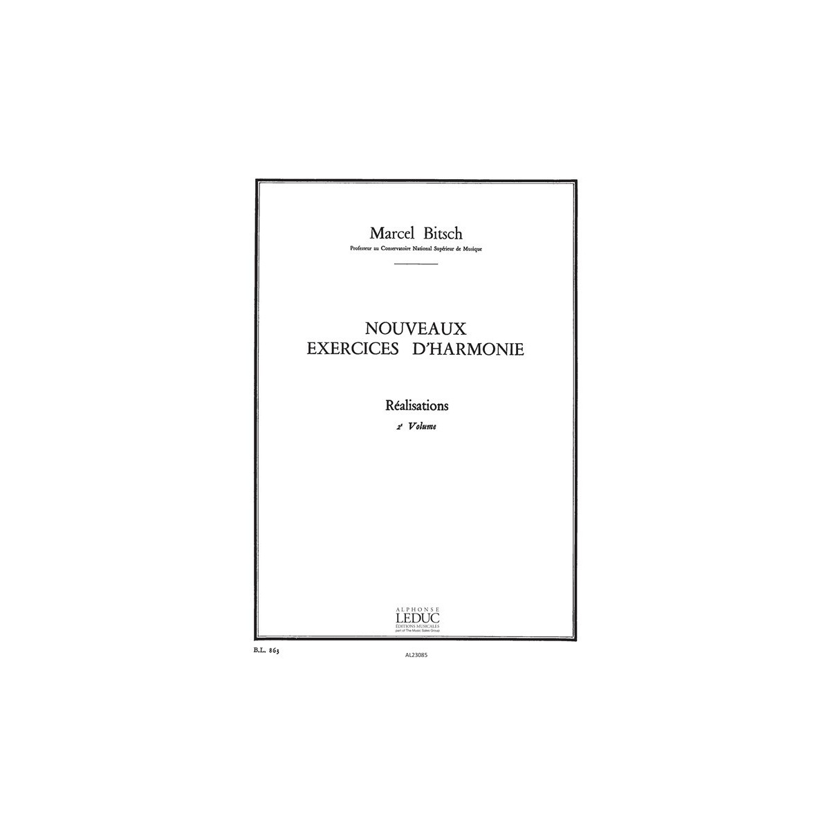 Nouveaux Exercices D'Harmonie vol. 2 Realisations