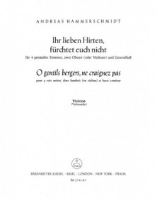 Ihr lieben Hirten, furchtet...