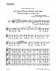 Ihr lieben Hirten, furchtet...