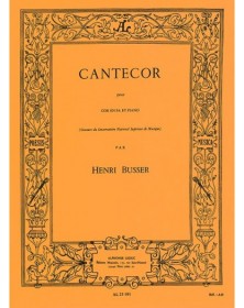 Cantecor Cor En Fa Et Piano