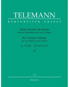 Six Canonic Sonatas For Two...