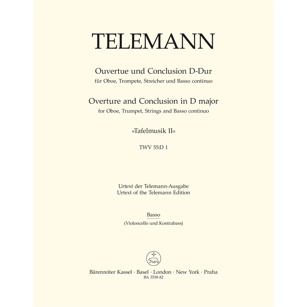 Ouverture und Conclusion aus Tafelmusik II