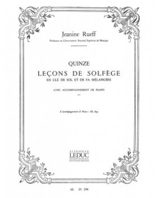 Quinze Leçons de solfège (15)