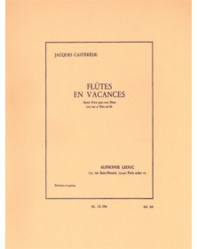 Flûtes en Vacances - Jacques Castérède - Editions Alphonse Leduc