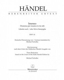 Imeneo Hwv 41 Vocal Score