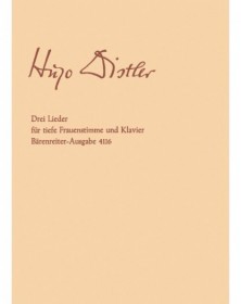 Drei Lieder nach Gedichten...