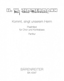 Kommt, singt unserem Herrn