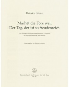 Machet die Tore weit -Der Tag-