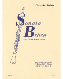 Sonata Brève For Clarinet Solo