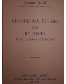 22 Études de Rythme