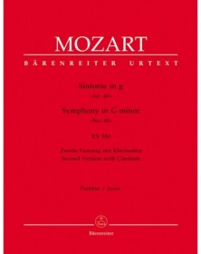 Symphony No. 40 g minor KV 550