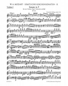 Samtliche Kirchensonaten,...