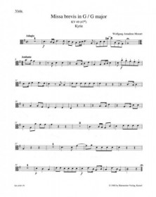 Missa Brevis In G Major K.49