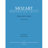 W.A. Mozart : Misericordias Domini K.222 (Chant / Piano)