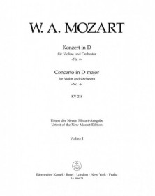 Violin Concerto No.4 in D...