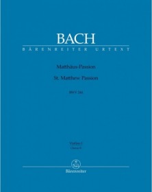 St Matthew Passion BWV 244