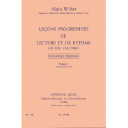 Alain Weber : Leçons Progressives de Lecture et Rythme Vol. 1