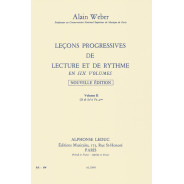 Alain Weber : Leçons Progressives de Lecture et Rythme Vol. 2