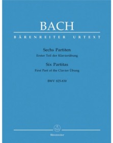 Six Partitas Urtext Bwv 825-830