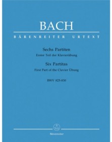 Six Partitas Urtext Bwv...