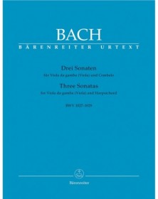 Three Sonatas For Viola Da...