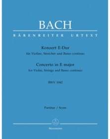Violin Concerto In E BWV 1042