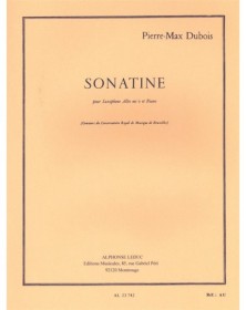 Sonatine For Alto Saxophone...