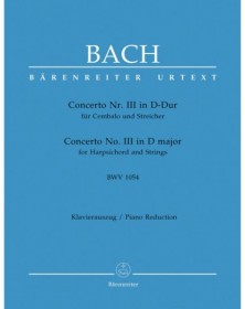 JS Bach : Concerto Pour Clavier En Ré Majeur BWV 1054
