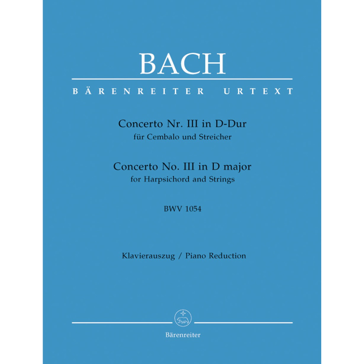 JS Bach : Concerto Pour Clavier En Ré Majeur BWV 1054