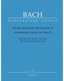 Klavierwerke 2 BWV 904 906 923