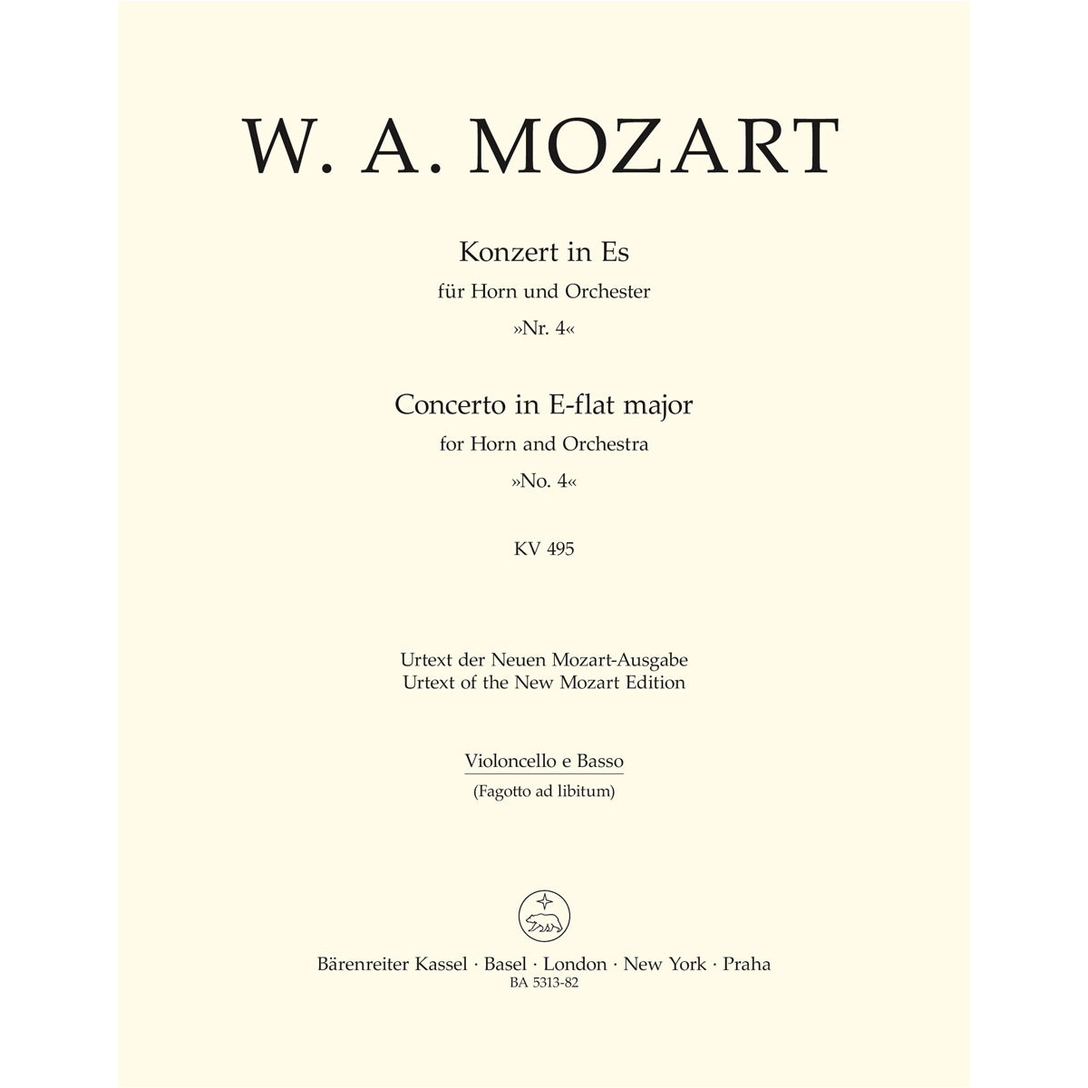 Horn Concerto in E-flat major No. 4