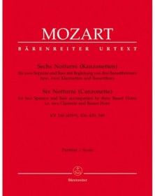 Sechs Notturni (Kanzonetten)