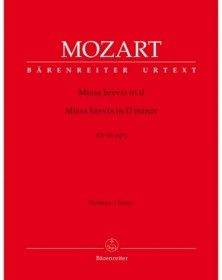 Missa Brevis In D Minor K.65