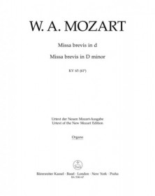 Missa Brevis In D Minor K.65