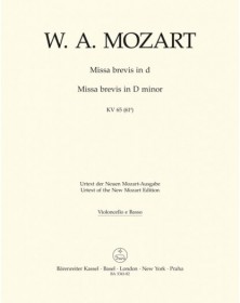 Missa Brevis In D Minor K.65