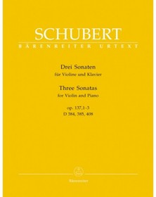 Three Sonatas for Violin...
