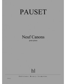 B. Pauset : 9 Canons