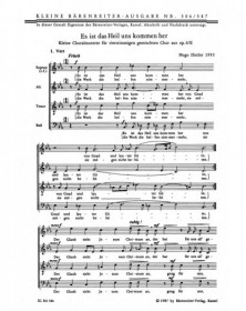 Es ist das Heil uns kommen her