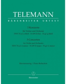 Three Concertos For Violin