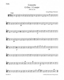 Concerto in G major TWV 51
