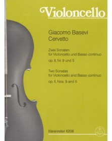 Sonatas 2 Op 2-9,5 Vc Bc
