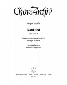 Danklied Du bists, dem Ruhm...
