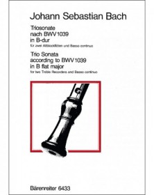 Triosonate Bes BWV1039