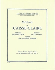 Delécluse : Méthode de Caisse Claire - éditions Alphonse Leduc