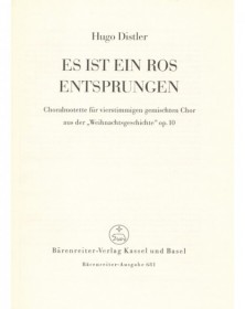 Es ist ein Ros entsprungen