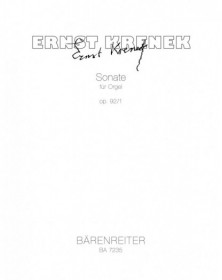 Sonata for Organ op. 92-1
