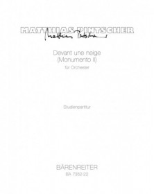 Devant une neige -Monumento II