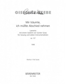 Mir traumte, ich musste...